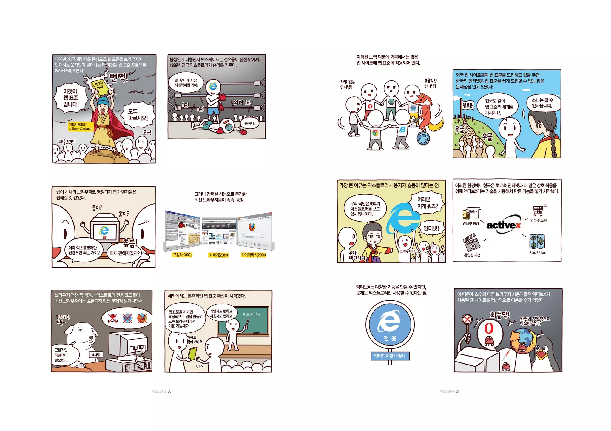 [다운로드] 한국 웹20주년 기념 소책자
