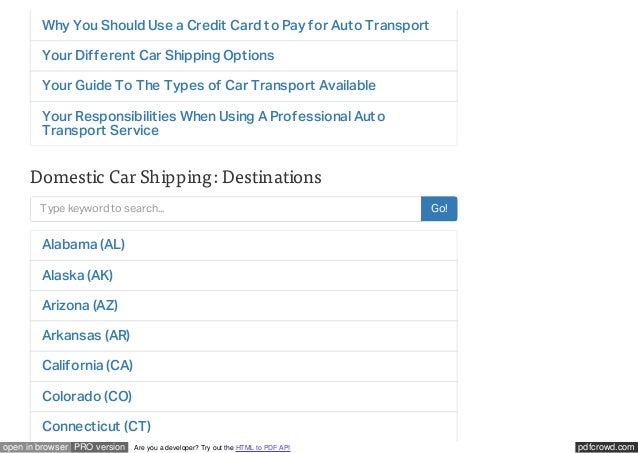 Car Transportation Services Finding The Right Fit