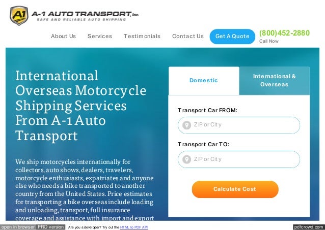 Motorcycle Shipping Quote Amusing International Overseas Motorcycle Shipping Services From A1 Auto Tra… Motorcycle Shipping Quote Delectable International Overseas Motorcycle Shipping Services From A1 Auto Tra…