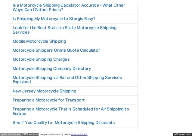 Motorcycle Shipping Quote Simple International Overseas Motorcycle Shipping Services From A1 Auto Tra… Motorcycle Shipping Quote Adorable International Overseas Motorcycle Shipping Services From A1 Auto Tra…
