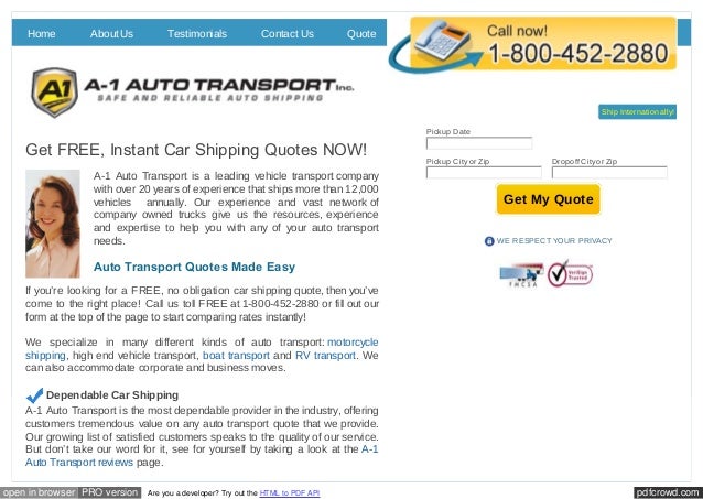 FREE Car Shipping Quotes From A60 Auto Transport Inspiration Shipping Quotes FREE Car Shipping Quotes From A60 Auto Transport Inspiration Shipping Quotes