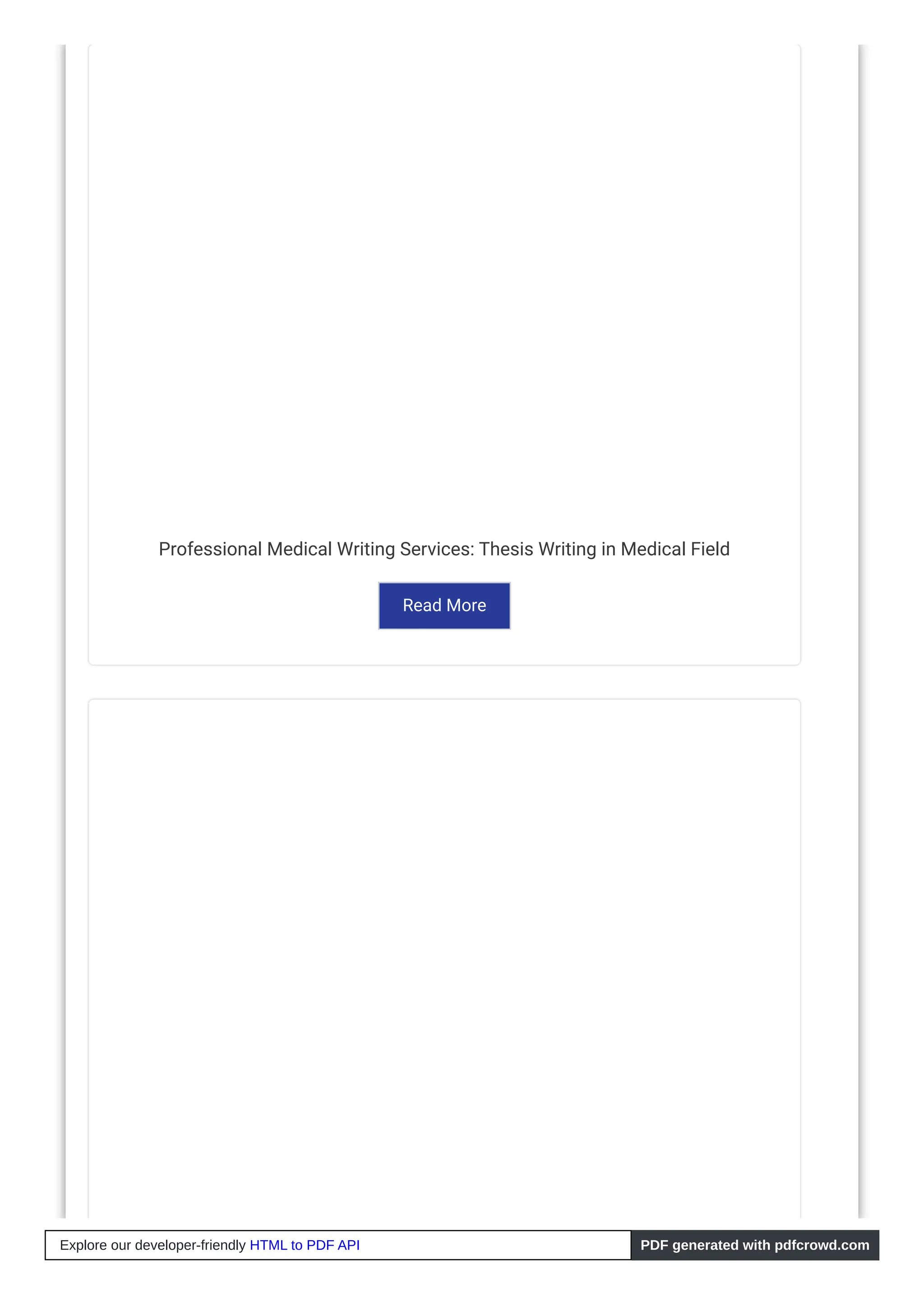 Professional Medical Writing Services: Thesis Writing in Medical Field
Read More
Explore our developer-friendly HTML to PDF API PDF generated with pdfcrowd.com
 