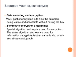 Www architecture,cgi, client server security, protection | PPT