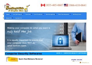 Home
About Us

Our Soft wares

Services

Our Product s

Web Designing

Web Development

Visit ing Cards

Cont act Us

Computer Security Softwares

HOME >> COMPUTER-SECURITY-SOFTWARES

Quick Heal Malware Removal
Quick Heal Malware Removal protects your laptops and desktops and provides protection

$79USD / $81CAD
PDFmyURL.com

 