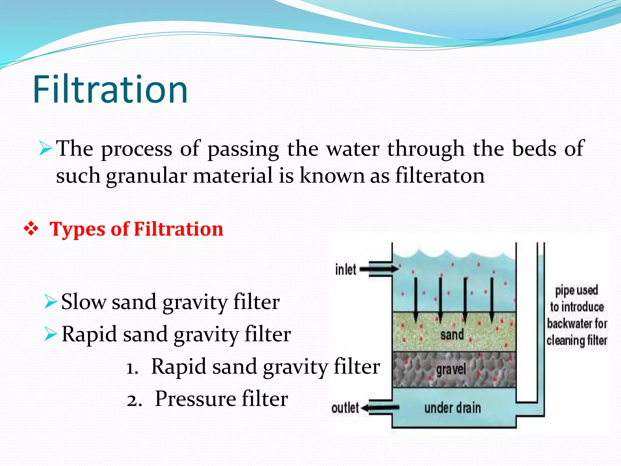 WATER & WASTE WATER ENGINEERING - water treatment process & units | PPTX