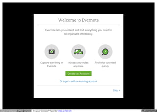 Welcome to Evernote 
The growing trend of internet Report Spam 
advertising Mobile Alabama 
Save to Evernote 
Evernote lets you collect and find everything you need to 
Updated Nov 17th, 2014 
be organized effortlessly. 
There was an era when the only ways to advertise was hanging banners at popular places. Then mass media became tool. Advertising through newspapers, magazines, on radio channels and finally television are the hot choices. And era of online advertising. Just having a website will not help you much anymore, because everyone in Mobile, Alabama website now. You need to do more than your competitors and that is internet advertising. 
Capture everything in 
Evernote 
Access your notes 
anywhere 
Find what you need 
quickly 
Create an Account 
Or sign in with an existing account 
Skip > 
There are many different method of marketing your business online, but you don’t need worry about these methods. need to hire an advertising agency in Mobile AL. 
open in browser PRO version Are you a developer? Try out the HTML to PDF API pdfcrowd.com 
 