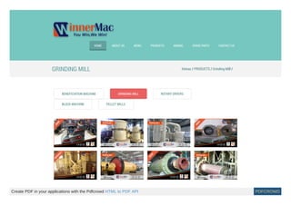 GRINDING MILL hiimac / PRODUCTS / Grinding Mill /
BENEFICIATION MACHINE GRINDING MILL ROTARY DRYERS
BLOCK MACHINE PELLET MILLS
HOME ABOUT US NEWS PRODUCTS MINING SPARE PARTS CONTACT US
Create PDF in your applications with the Pdfcrowd HTML to PDF API PDFCROWD
 