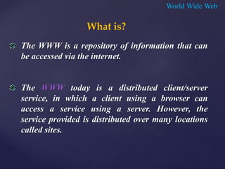 WWW & HTTP | PPTX
