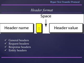 What Is Basic Http Header WWW & HTTP | PPT