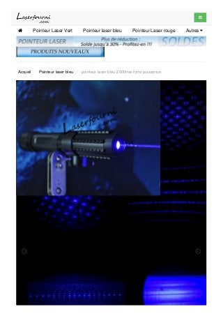 
 Pointeur Laser Vert Pointeur laser bleu Pointeur Laser rouge Autres 
Accueil / Pointeur laser bleu / pointeur laser bleu 2000mw forte puissance
 