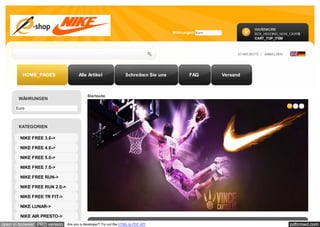 WARENKORB
                                                                                     Währungen: Euro                BOX_HEADING_NOW_CART0
                                                                                                                    CART_TOP_ITEM



                                                                                                             STARTSEITE | ANMELDEN




         HOME_PAGES                 Alle Artikel                 Schreiben Sie uns           FAQ       Versand



                                          Startseite
       WÄHRUNGEN

      Euro



       KATEGORIEN

        NIKE FREE 3.0->

        NIKE FREE 4.0->

        NIKE FREE 5.0->

        NIKE FREE 7.0->

        NIKE FREE RUN->

        NIKE FREE RUN 2.0->

        NIKE FREE TR FIT->

        NIKE LUNAR->

        NIKE AIR PRESTO->
open in browser PRO version   Are you a developer? Try out the HTML to PDF API                                                       pdfcrowd.com
 