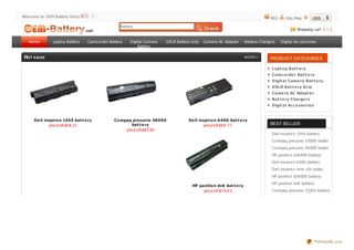 Welcome to OEM Battery Shop 2
Battery
( 0 )
Home Laptop Battery Camcorder Battery Digital Camera
Battery
DSLR Battery Grip Camera AC Adapter Battery Chargers Digital Accessories
HOT S ALES MORE>>
De ll inspiron 1545 bat t e ry
price:US$68.15
Compaq pre sario V6000
bat t e ry
price:US$83.00
De ll inspiron 6400 bat t e ry
price:US$69.77
HP pavilion dv6 bat t e ry
price:US$74.63
Lapt op Bat t e ry
Camcorde r Bat t e ry
Digit al Came ra Bat t e ry
DSLR Bat t e ry Grip
Came ra AC Adapt e r
Bat t e ry Charge rs
Digit al Acce ssorie s
Dell inspiron 1545 battery
Compaq presario V3000 batter
Compaq presario V6000 batter
HP pavilion dv6000 battery
Dell inspiron 6400 battery
Dell inspiron mini 10v batte
HP pavilion dv9000 battery
HP pavilion dv6 battery
Compaq presario CQ60 battery
Apple PowerBook G4 15 inch b
RSS Site Map USD
PDFmyURL.com
 