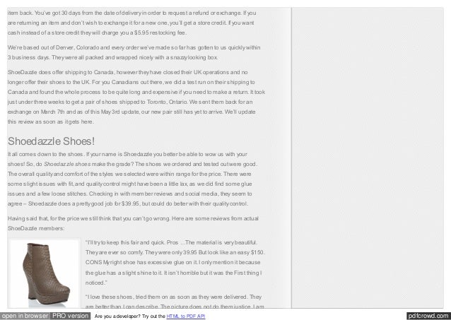 shoedazzle shipping reviews