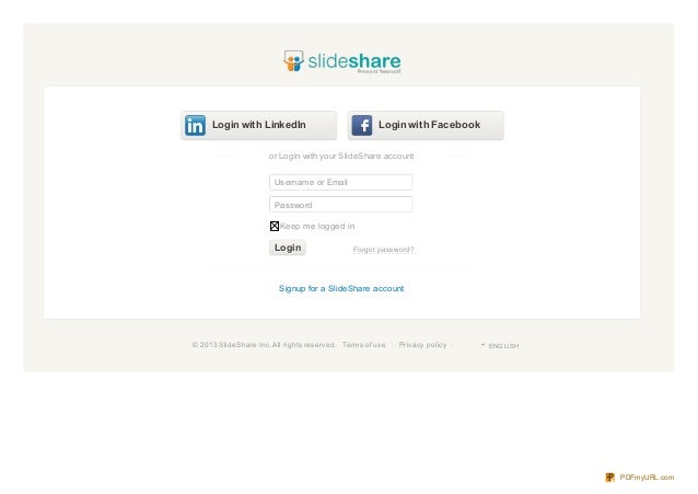slideshare account