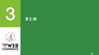 まとめ
21
 