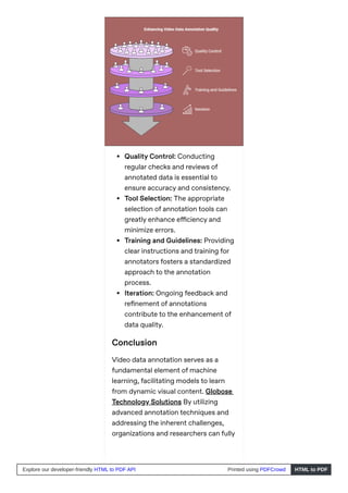 Iterative Annotation Video Data Annotation Techniques for Machine Learning | PDF