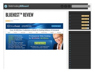 BLUEHOST™ REVIEW
BLUEHOST™ REVIEW

 