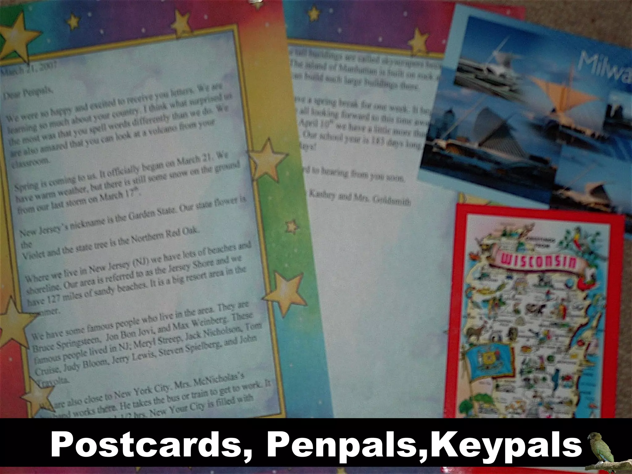 Postcards, Penpals,Keypals 