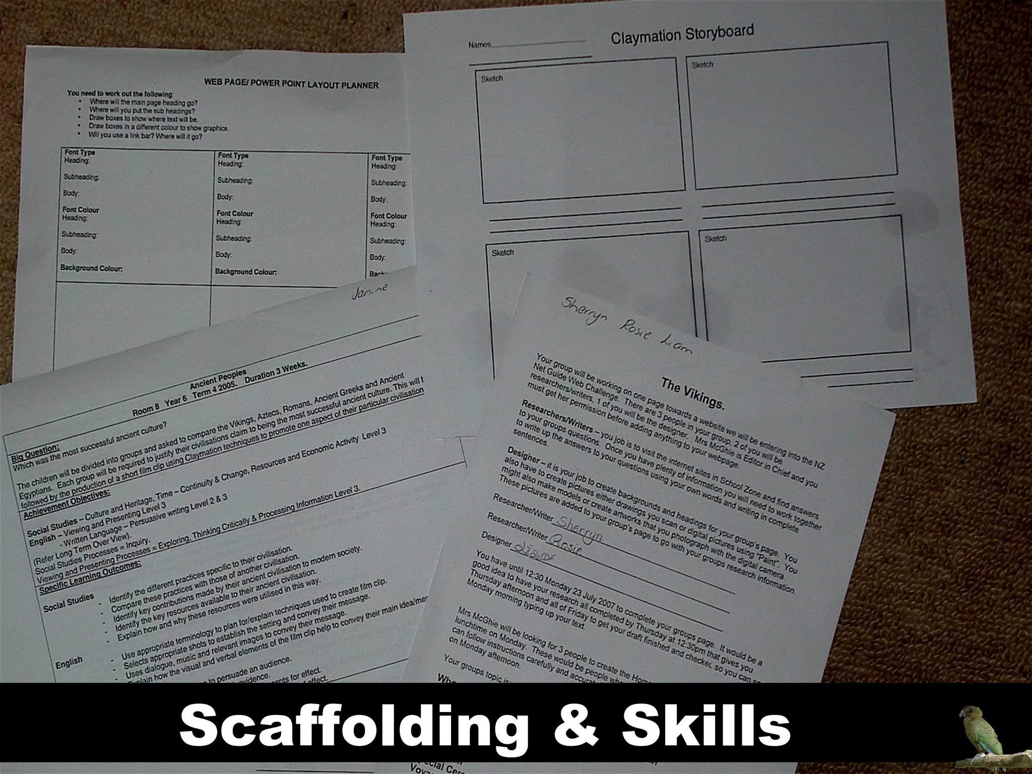 Scaffolding & Skills   