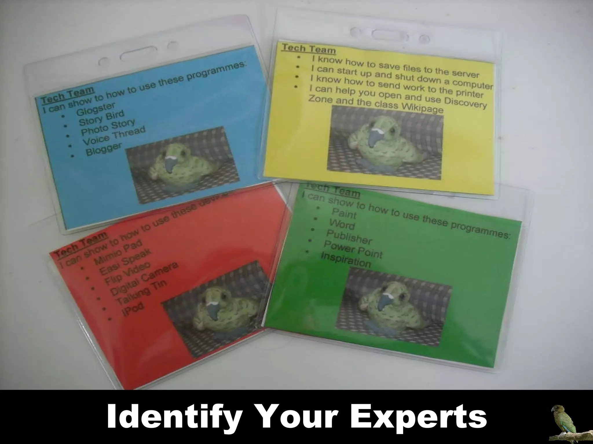 Identify Your Experts 