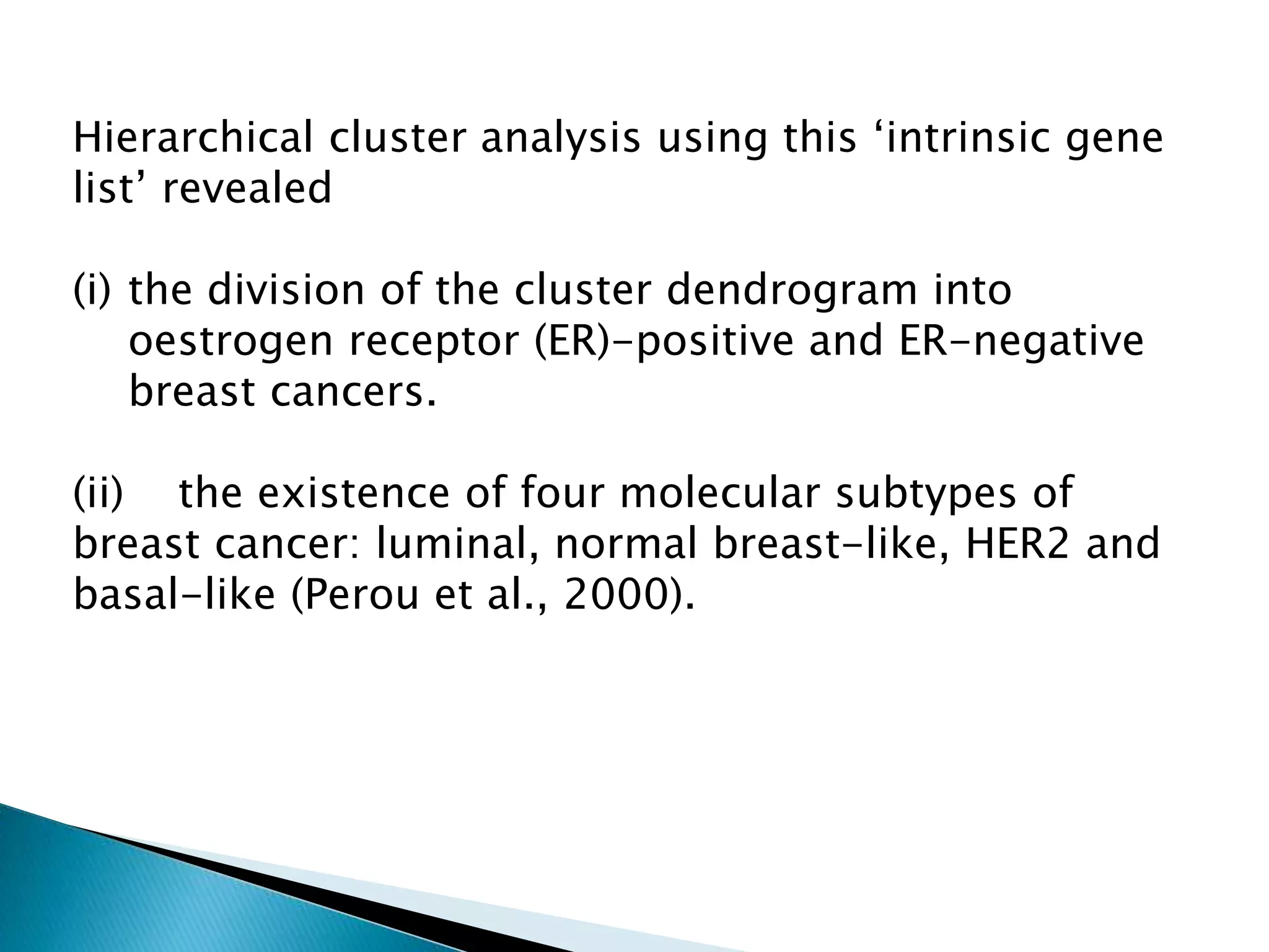 Molecular subtypes of breast cancer | PPTX
