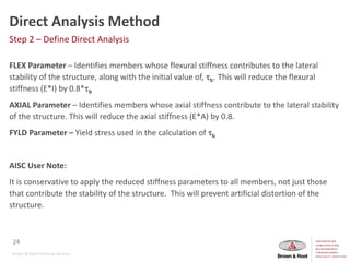 Direct Analysis Method Aisc Stability_Analysis_in_STAAD.pptx
