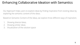 8
Enhancing Collaborative Ideation with Semantics
 