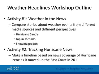 Weather Headline Example Weather Headlines | PPTX