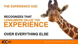 Intelligent Content in the Experience Age