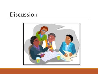 Discussion
 