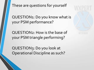 Implementing or Reviewing PSM - The added value of guidance