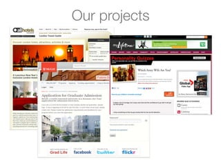 Our projects

 