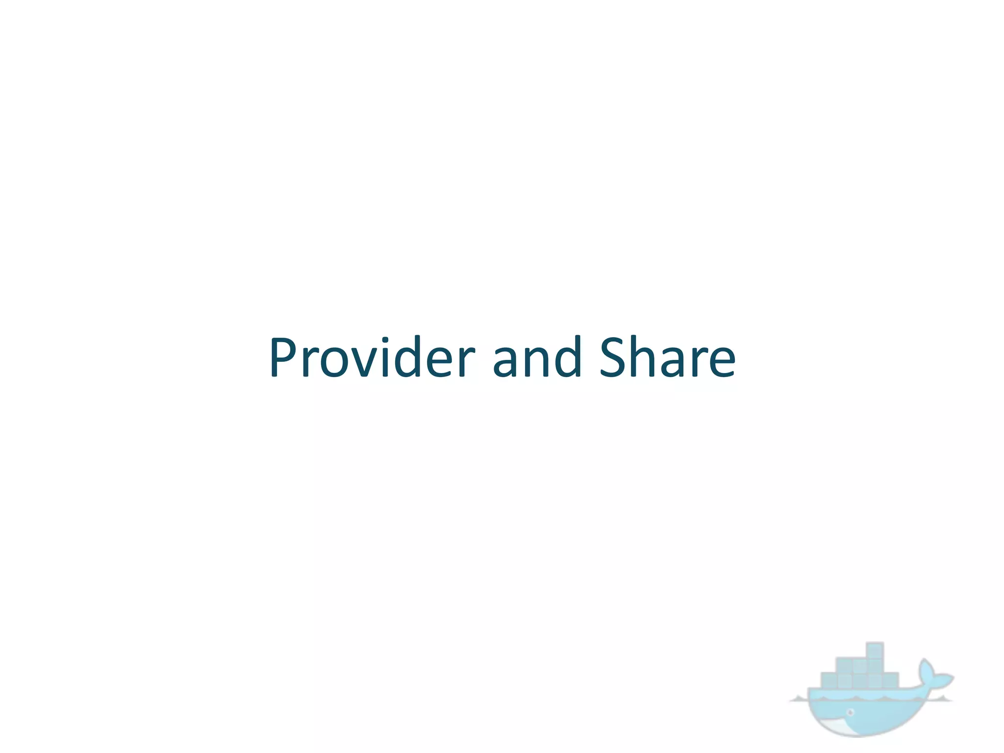 Provider  and  Share
 