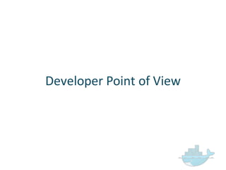 Developer  Point  of  View
 