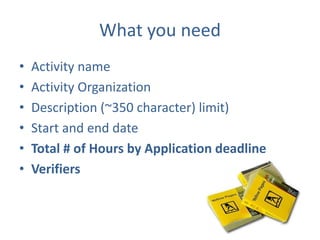 CoursesCredits6 of English6 of Biology (usually 121 and 140)6 of 1st year Chemistry6 of organic chemistry6 of Biochemistry**Official Copy of your Transcript