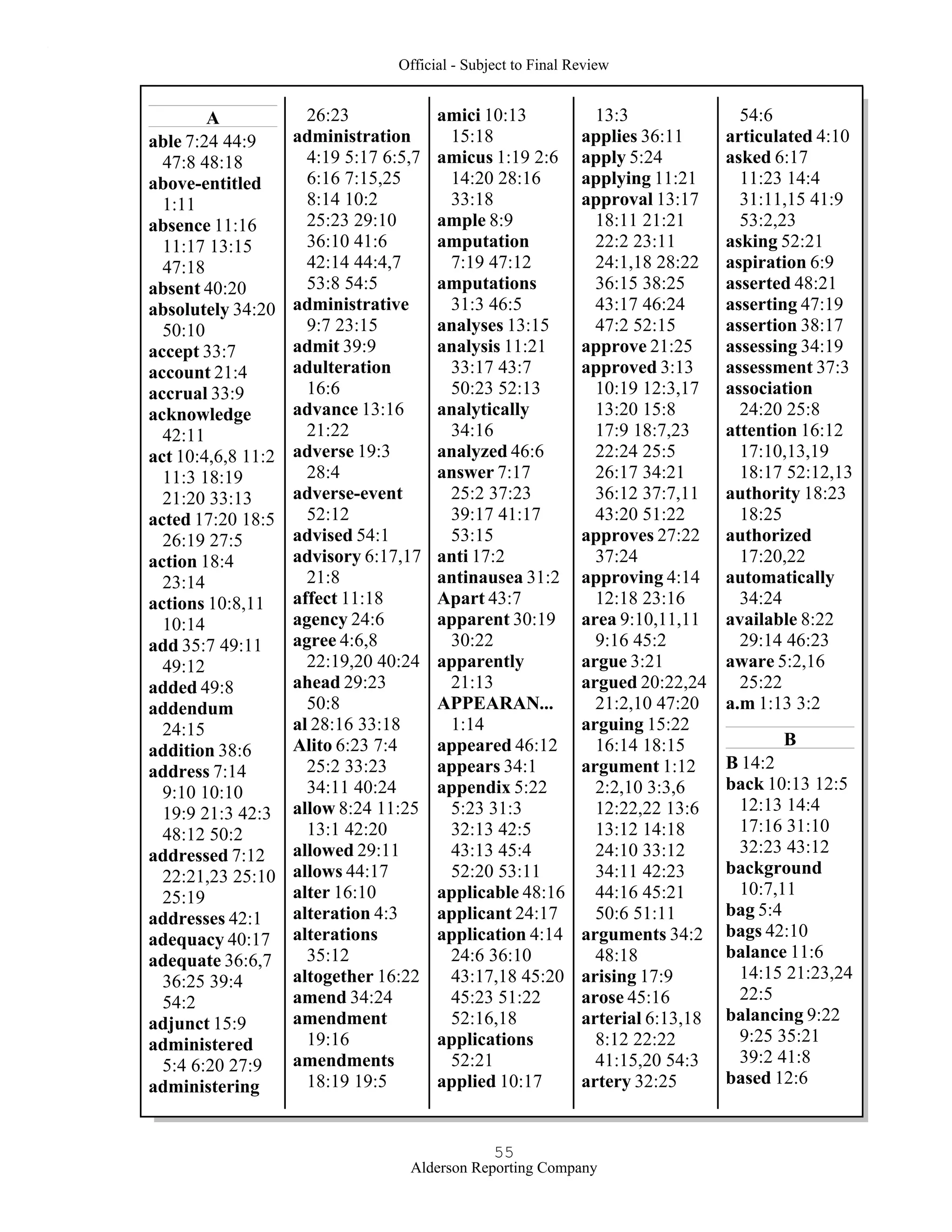 2009 BIOL503 Class 3 Supporting document: Wyeth V Levine Scotus Oral Argument Transcript 06 1249