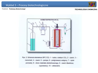 Wykład 3 – Procesy biotechnologiczne
Przedmiot: Podstawy Biotechnologii          Politechnika Gdańska, Inżynieria Biomedyczna
                                                 TECHNOLOGIA CHEMICZNA
 