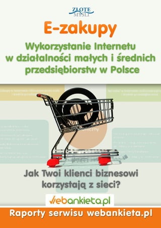Wykorzystanie Internetu w działalności małych i średnich przedsiębiorstw w Polsce