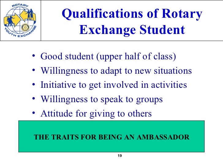 exchange qualifications student YEO RYE, to 2012 Exchange Z Youth A