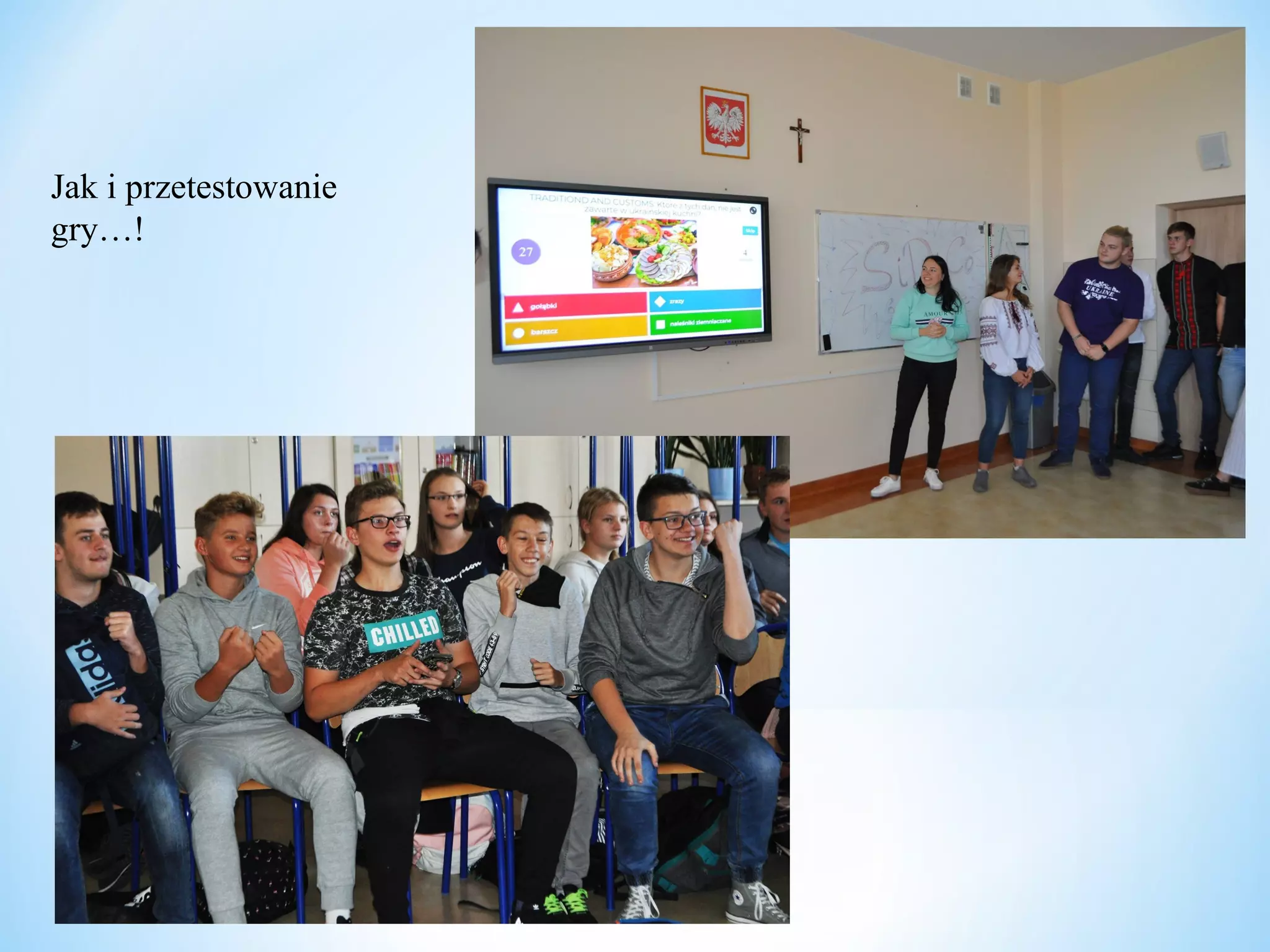 Jak i przetestowanie
gry…!
 