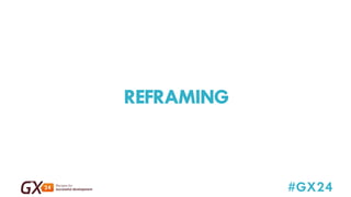 #GX24 
REFRAMING 
 