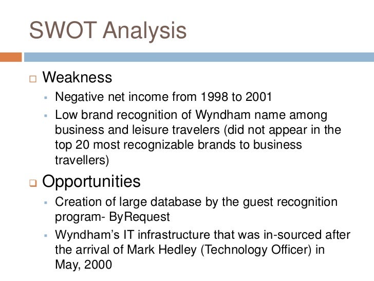 wyndham swot analysis wyndham swot analysis
