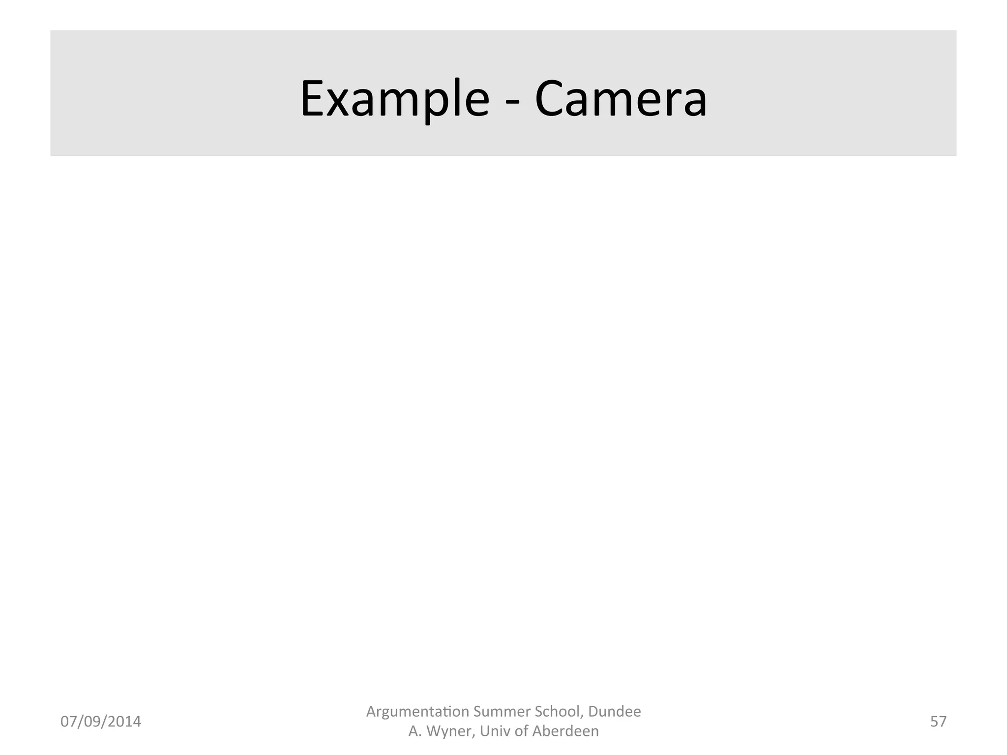 GATE 
– 
Building 
an 
Applica.on 
• Have 
Gaze[eer 
lists 
and 
JAPE 
rules 
for: 
• lists 
in 
various 
forms; 
• excep.on 
phrases 
in 
various 
forms; 
• condi.onals 
in 
various 
forms; 
• deon.c 
terms; 
• associa.ng 
gramma.cal 
roles 
(e.g. 
subject 
and 
object) 
with 
thema.c 
roles 
(agent 
and 
theme) 
in 
various 
forms. 
07/09/2014 
Argumenta.on 
Summer 
School, 
Dundee 
A. 
Wyner, 
Univ 
of 
Aberdeen 
56 
 