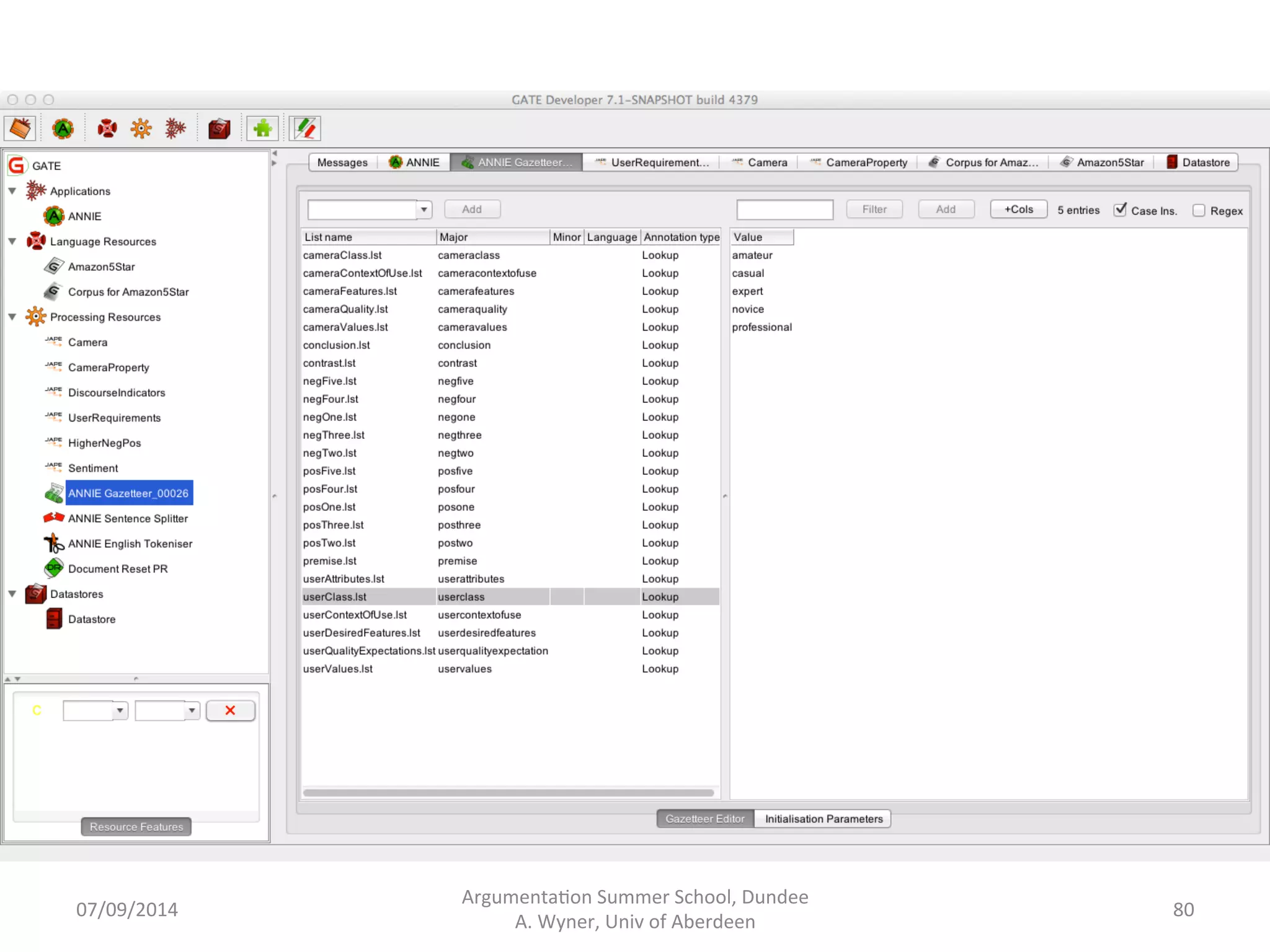 Argumenta.on 
Summer 
School, 
Dundee 
07/09/2014 
A. 
Wyner, 
Univ 
of 
Aberdeen 
79 
 