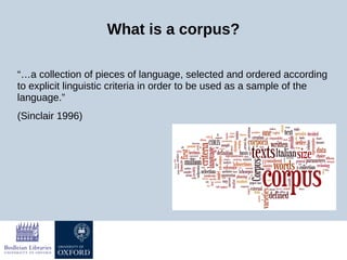 Corpus Linguistics for Language Teaching and Learning | PDF