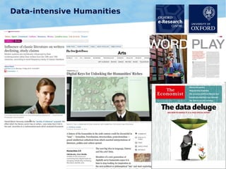 Data-intensive Humanities

35

 