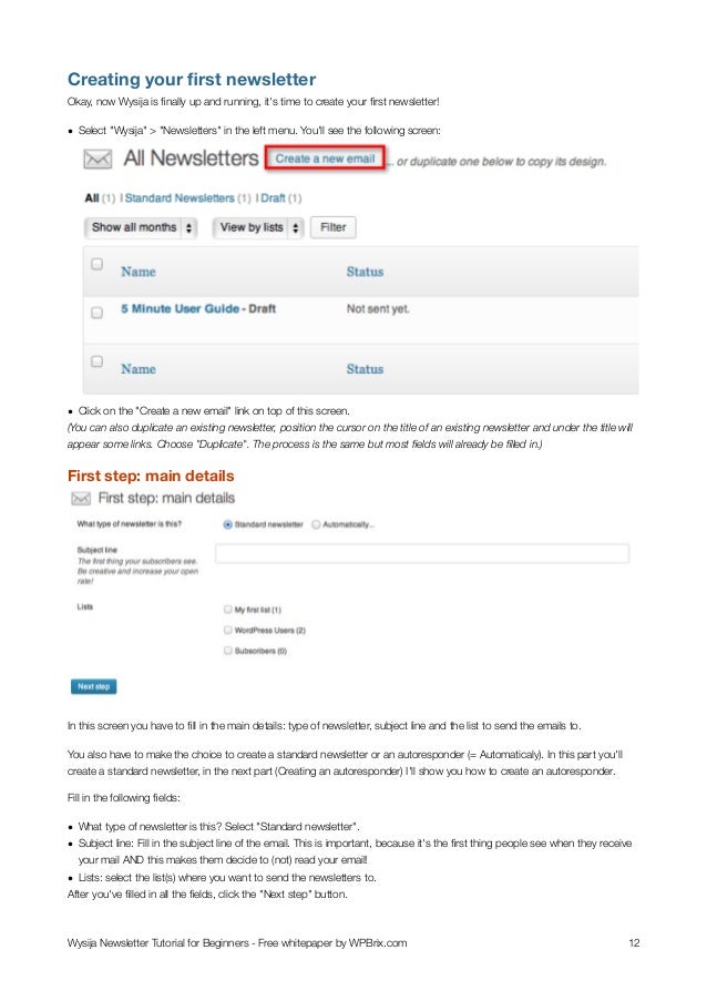 Tutorial Wordpress Newsletter | wysija newsletter plugin for wordpress tutorial for Tutorial Wordpress Newsletter | wysija newsletter plugin for wordpress tutorial for