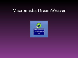 Macromedia DreamWeaver 