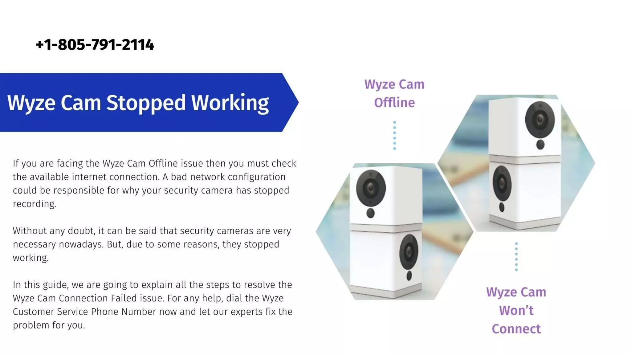 Your Wyze Cam Offline? Reach 1-8057912114 Wyze Cam Not Working Fixes.ppt