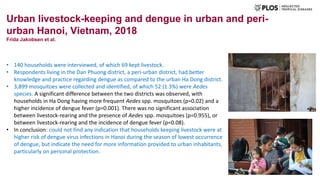 One Health research at ILRI to address neglected tropical diseases, zoonoses and emerging infectious diseases in Southeast Asia